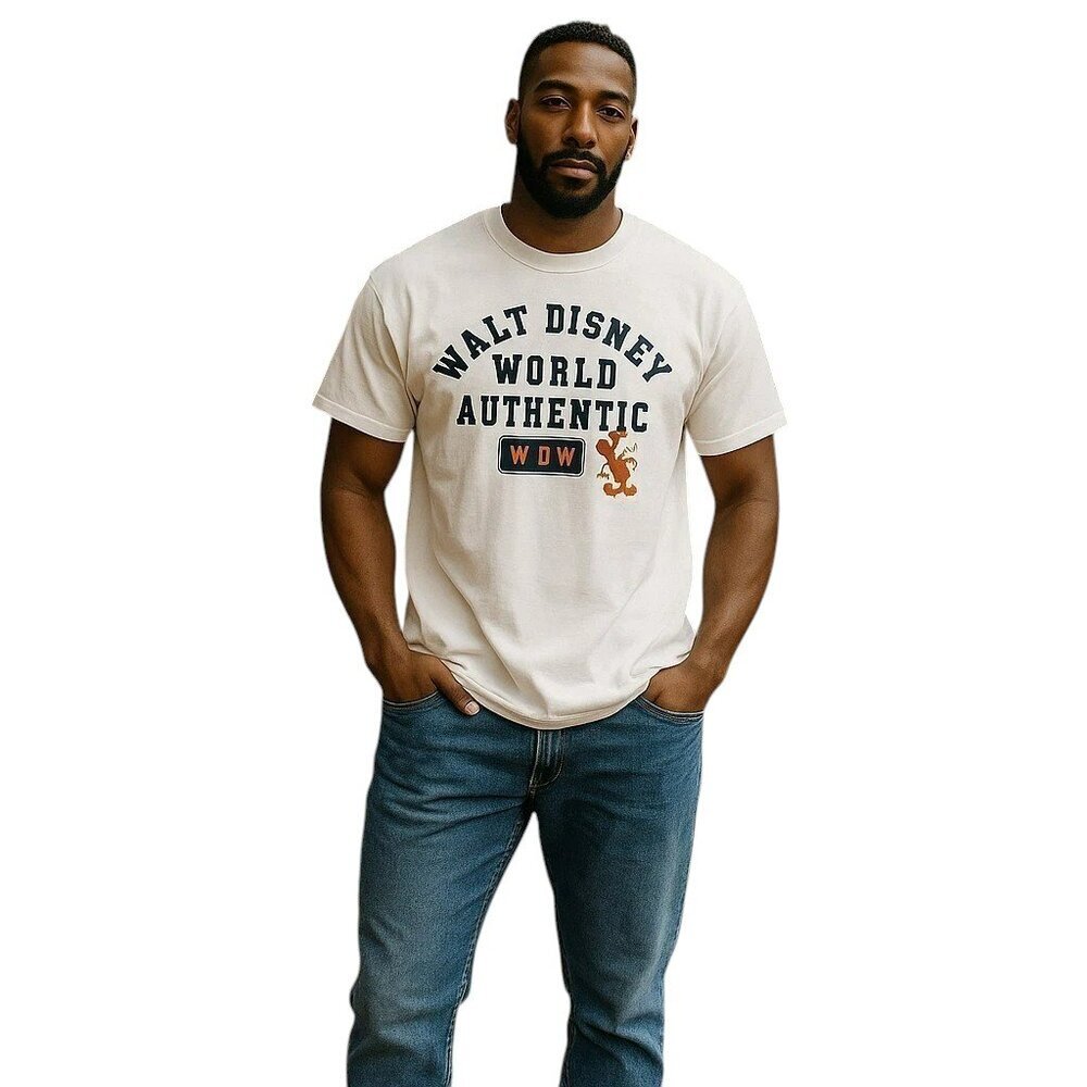 Walt Disney World Authentic Mickey White T Shirt